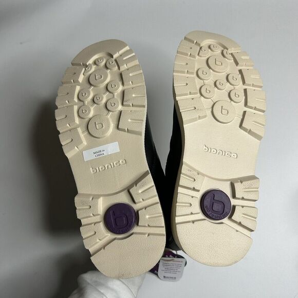 BIONICA Drina Water Resistant Chelsea Boot Black Genuine Leather 11 M - Picture 8 of 9